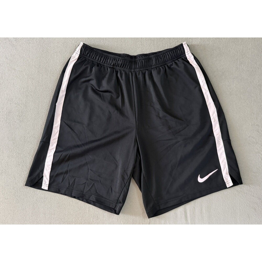 Nike loose fit Athletic Basketball Run Shorts Mens Sz XL Black Sports